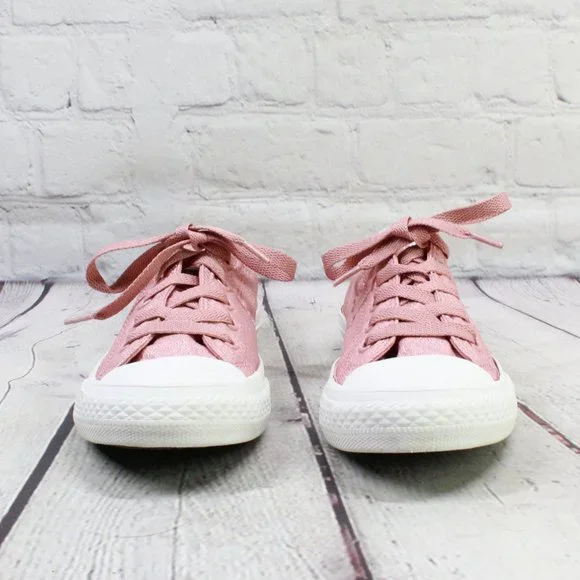 Converse Chuck Taylor All Star Pink Glitter Canvas Sneakers Size 13.5 - Picture 4 of 9